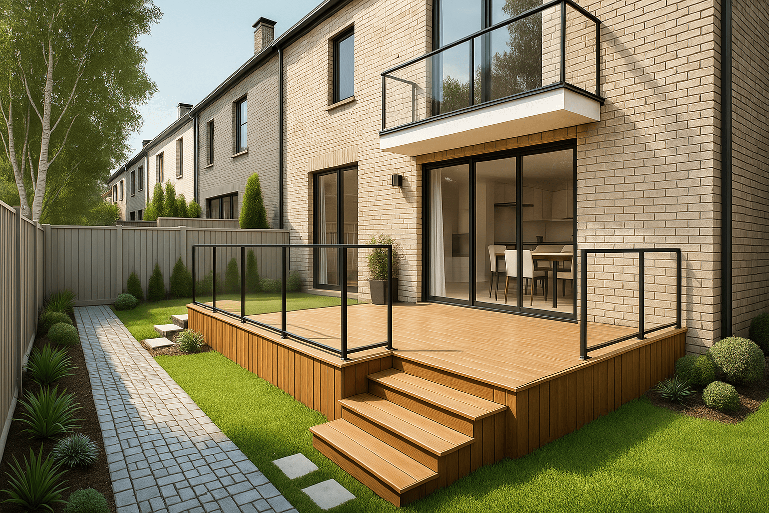 Outdoor Living Space Background